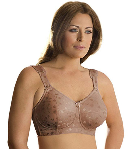  Elila Lace Full Coverage Softcup 1303 Mocha 50F : Clothing,  Shoes & Jewelry