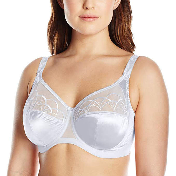Elomi Women's Plus-Size Cate Underwire Full Cup Banded Bra,White,34J UK/34M  US : : Clothing, Shoes & Accessories