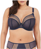 Elomi 8900, Matilda Unlined Plunge Underwire Bra (Chili & Storm)
