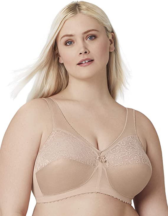 Glamorise 1000, Magic Lift Full Figure Wireless Support Bra (Cup sizes B-D)