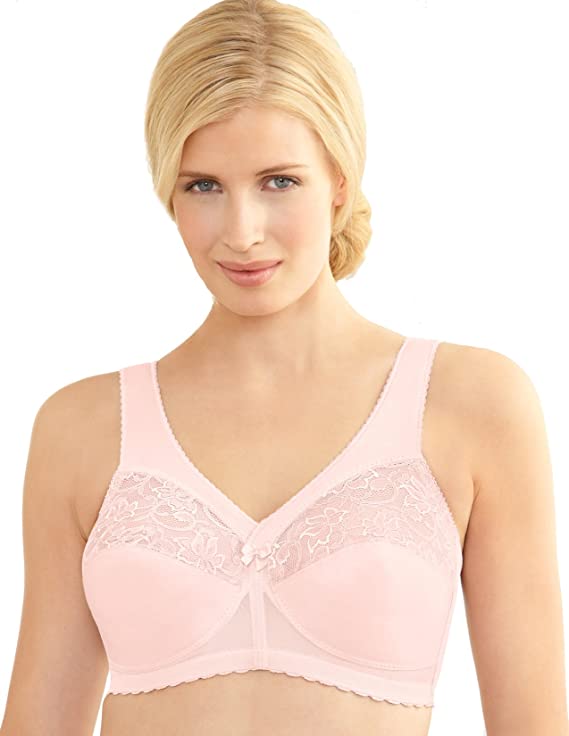 Glamorise 1000, Magic Lift Full Figure Wireless Support Bra (Cup sizes –  Lingerie By Susan