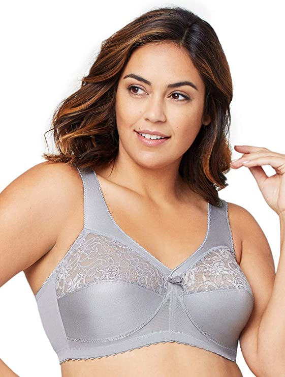 Women's Plus Size Slightly Lined Lift Great Support Underwire Lace