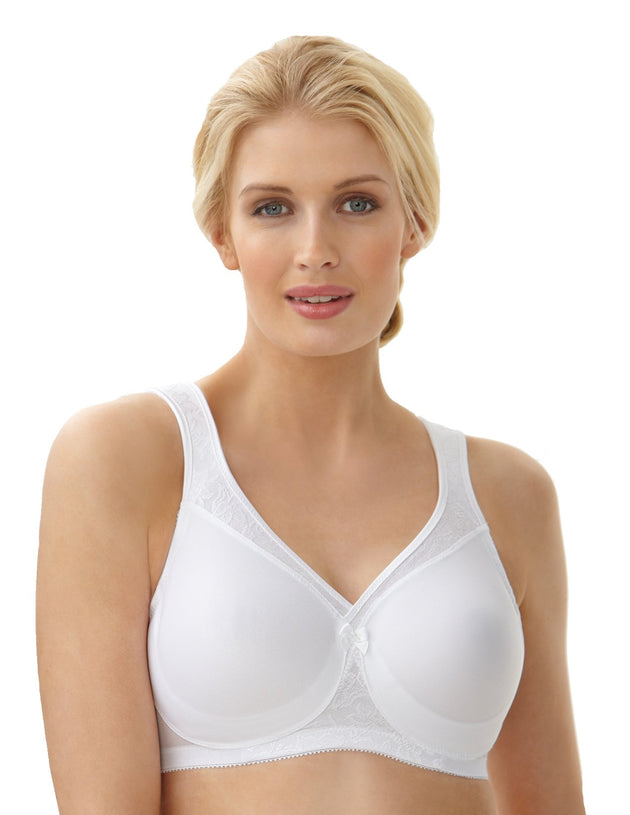 Glamorise Women's Full Figure MagicLift Non-Padded Wirefree T-Shirt Bra  #1080 : : Clothing, Shoes & Accessories