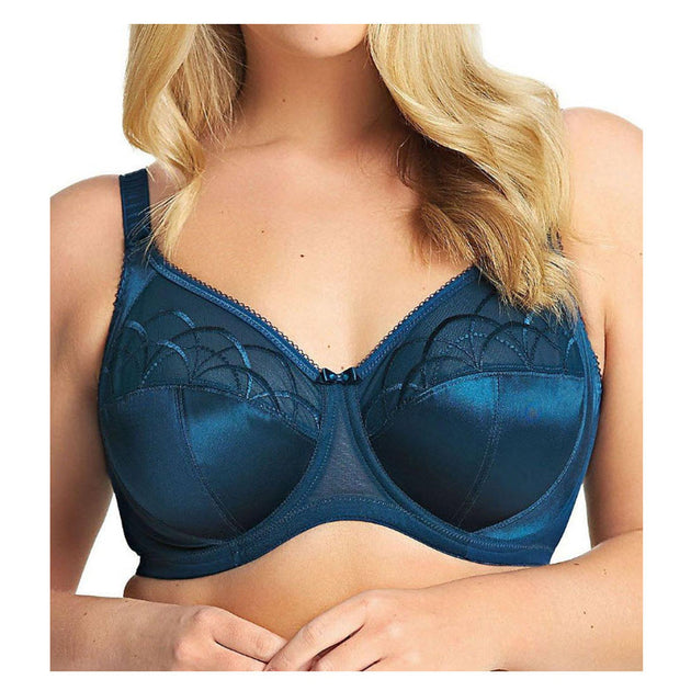ELOMI CATE SIDE SUPPORT BRA BLK Large cup bras Excellent fit and support –  Bigger Bras