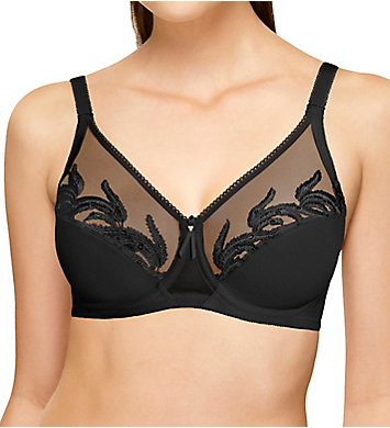 Wacoal Feather Full Figure Sheer-Embroidery Underwire Bra 85121 - Macy's