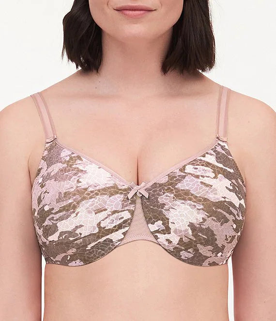  Womens Plus Size Bras Full Coverage Lace Underwire Unlined  Bra Camouflage 36E