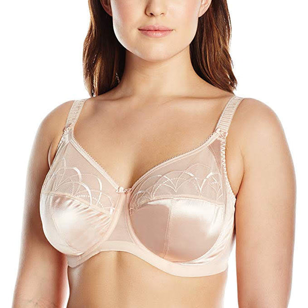 Amoena Women's Marie Cut and Sewn Wire-Free Bra, Off White, 34d 