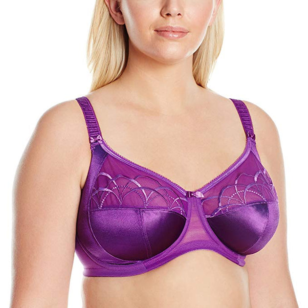 Designed In UK New + Sizes Satin style Ladies Soft cup bra 34 to