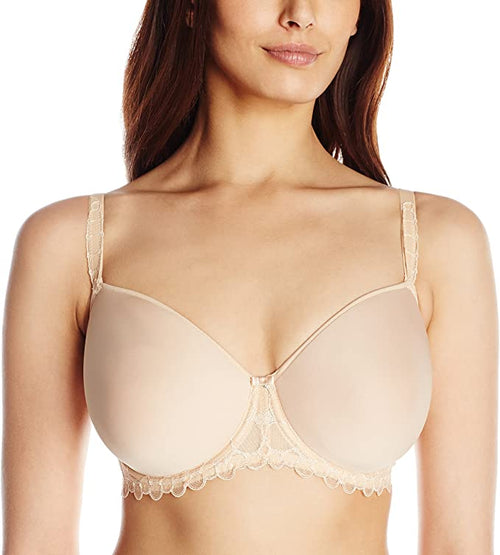 Fantasie Rebecca Lace Bra Size 30F Sand Padded Spacer Full Cup T