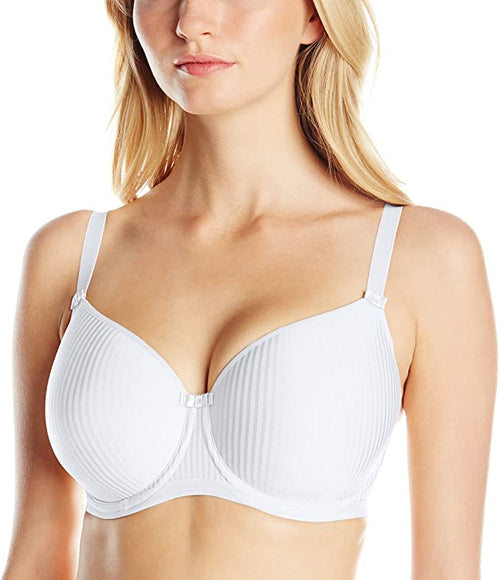 Freya Womens Rose Tapestry Underwire Side Support K Cup Bra, 38J, White 