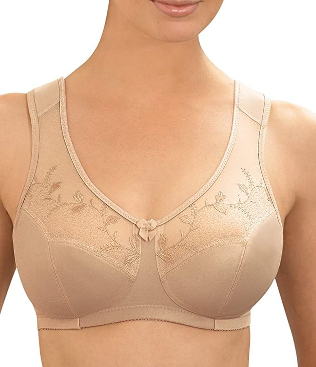 Glamorise 1135, Women's Soft Shoulders Minimizer Bra – Lingerie By