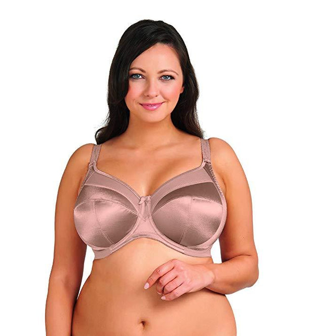 Buy Elomi Women's Plus Size Cate Underwire Full Cup Banded Bra, Plum, 34HH  at