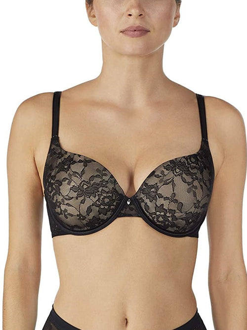 Le MYSTERE 7715 Lace Perfection Smoother Bra 38ddd Nude for sale online
