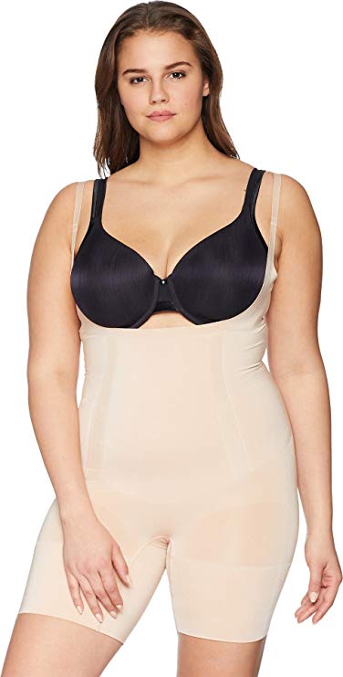 SPANX Oncore Open-Bust Bodysuit in Soft Nude