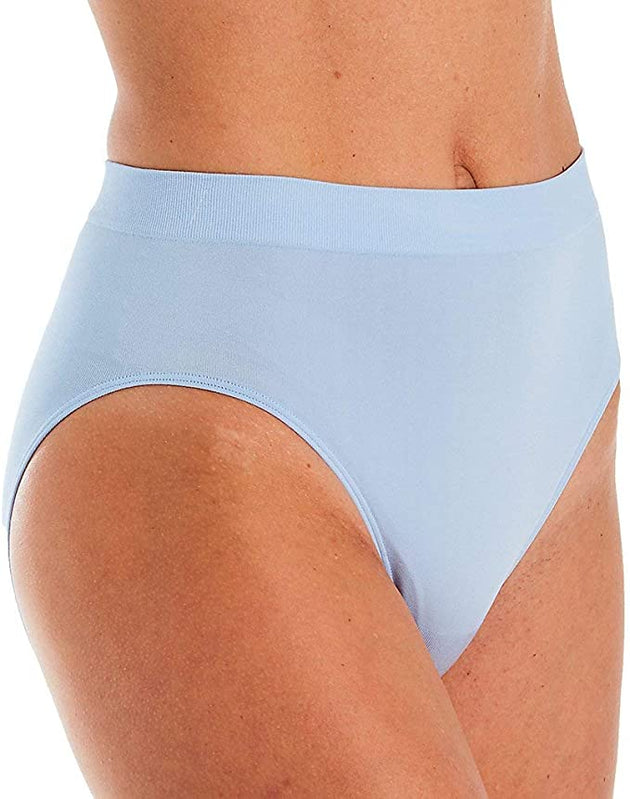 Wacoal A5863 Halo Blue Sheer Lace High Cut Briefs Panty Underwear