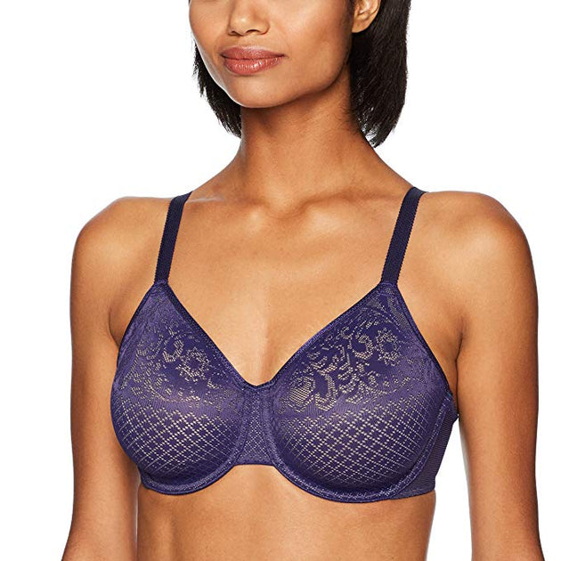 Wacoal 857210, Visual Effects Minimizer Bra (Ensign Blue ONLY